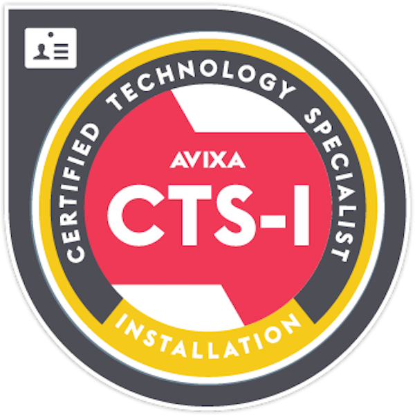 AVIXA CTS-I — Certified Technology Specialist, Installation